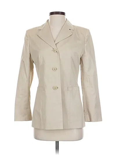 Pre-owned Petite Sophisticate Trenchcoat In Brown