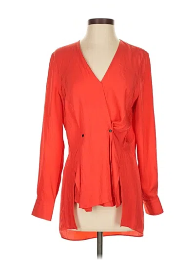 Pre-owned Rag & Bone 3/4 Sleeve Blouse In Orange