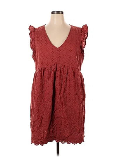 Pre-owned Knox Rose Casual Dress In Red