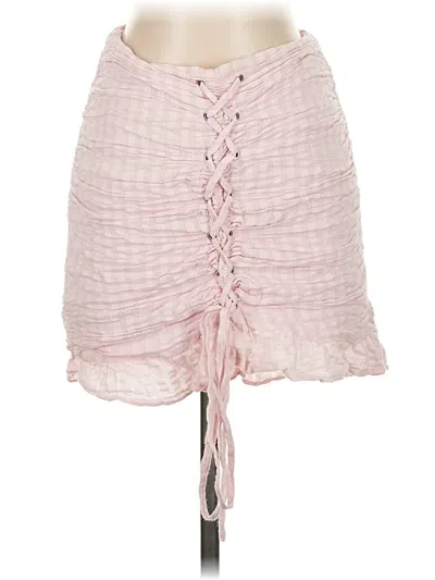 Pre-owned Lovers & Friends Casual Skirt In Pink