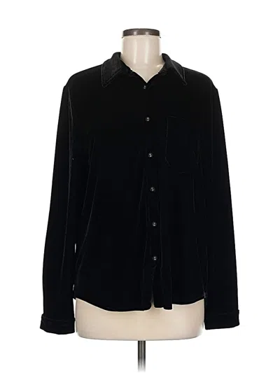 Pre-owned L'academie Los Angeles Long Sleeve Blouse In Black