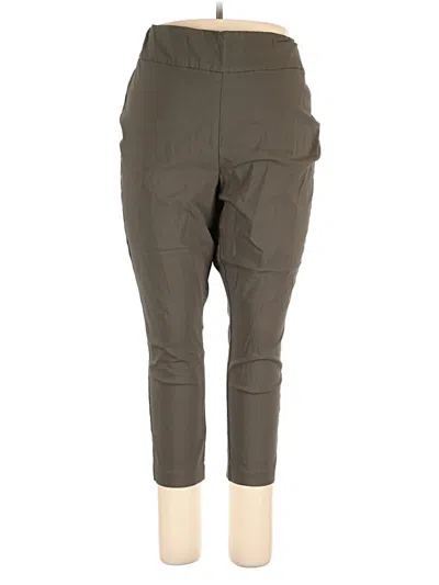 Pre-owned Martha Stewart Casual Pants In Green