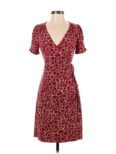 Pre-owned Gibson Casual Dress In Burgundy