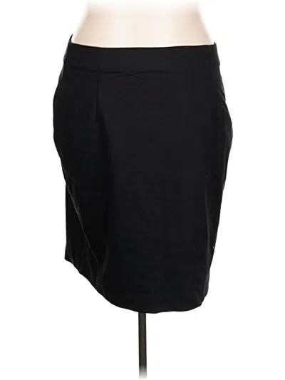 Pre-owned Lane Bryant Formal Skirt In Black
