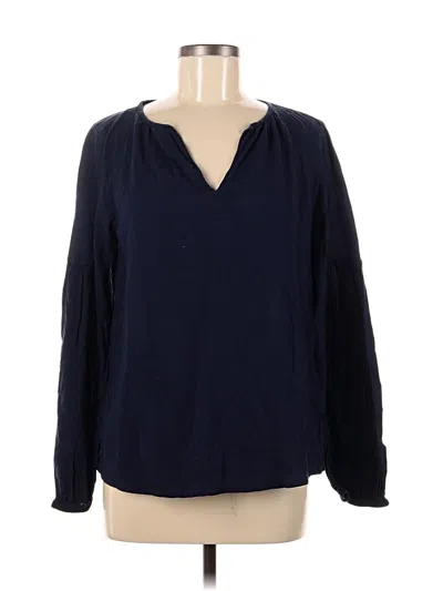 Pre-owned Gap Long Sleeve T-shirt In Blue