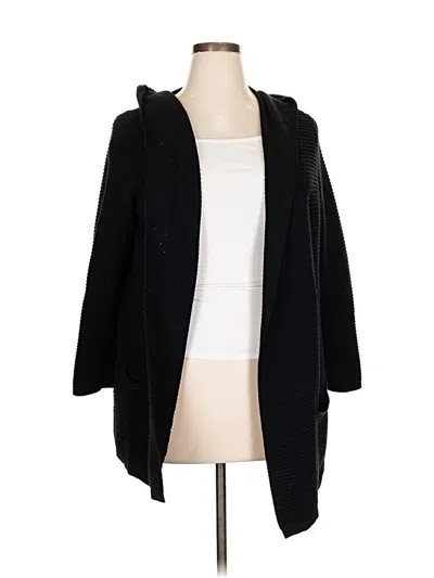 Pre-owned Evolution By Cyrus Cardigan Sweater In Black