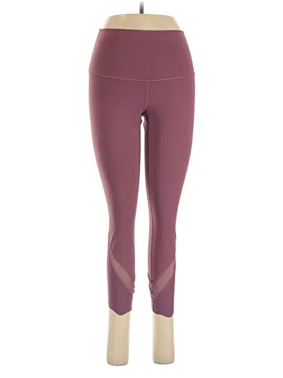 Pre-owned Lululemon Athletica Active Pants In Pink