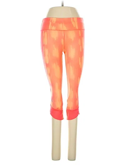 Pre-owned Under Armour Active Pants In Orange