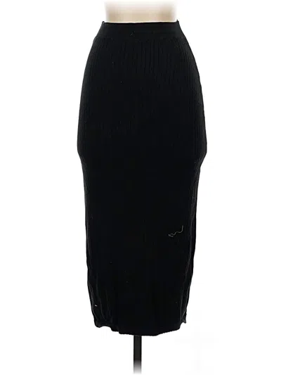 Pre-owned Free People Casual Skirt In Black