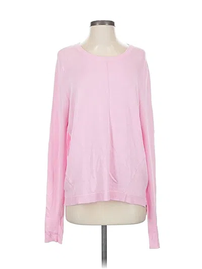 Pre-owned French Connection Long Sleeve Top Pink Boatneck Tops