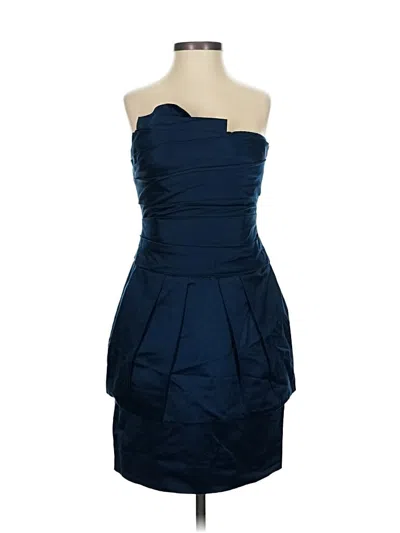 Pre-owned Bcbgmaxazria Cocktail Dress In Blue
