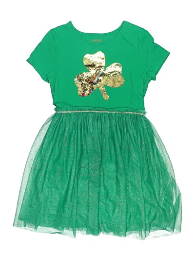 Pre-owned Cat & Jack Kids' Dress In Green