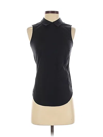 Pre-owned Armani Exchange Sleeveless Blouse In Black