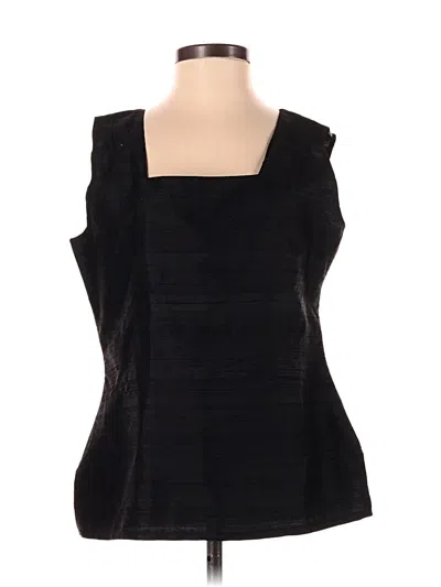 Pre-owned Emmelle Sleeveless Blouse In Black