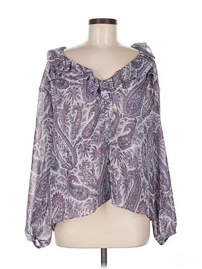 Little Moon 3/4 Sleeve Blouse In Multi