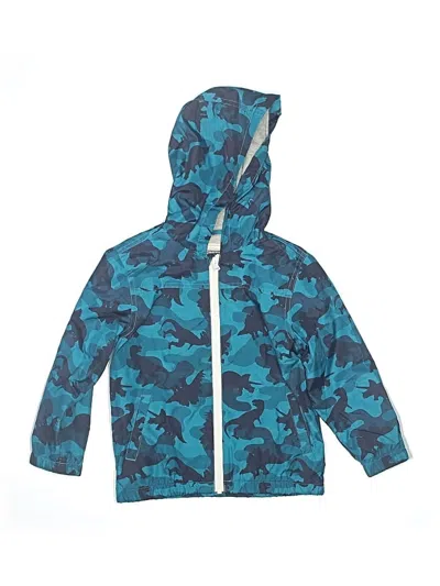 Pre-owned Gymboree Kids' Windbreaker Jacket In Blue