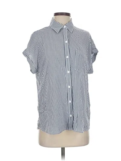 Pre-owned Cosmic Blue Love Short Sleeve Polo Shirt In Blue