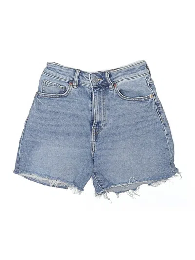 Pre-owned H&m Denim Shorts In Blue