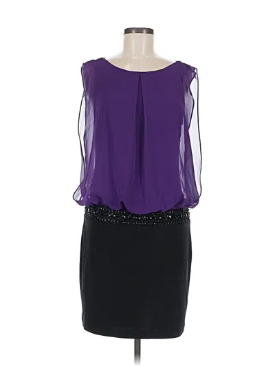 Pre-owned Bisou Bisou Cocktail Dress In Purple