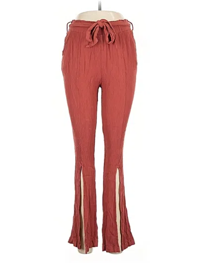 Pre-owned Rewash Casual Pants In Red