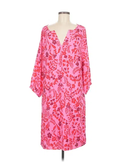 Pre-owned Ann Taylor Casual Dress In Pink