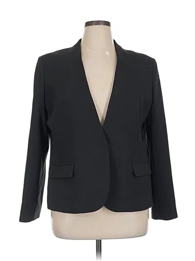 Pre-owned Jones New York Collection Blazer Jacket In Black