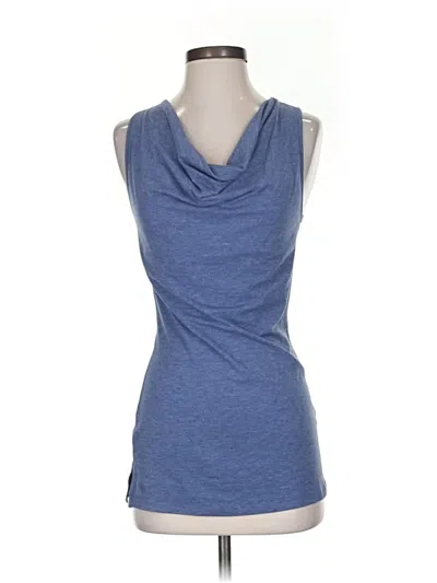Pre-owned Athleta Sleeveless T-shirt In Blue