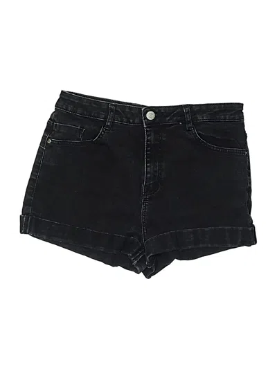 Pre-owned Trafaluc By Zara Denim Shorts In Black