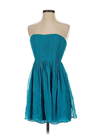 Pre-owned Alice And Olivia Alice + Olivia Cocktail Dress In Blue