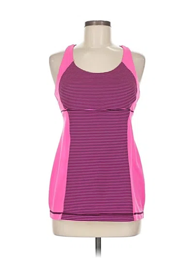 Pre-owned Lululemon Athletica Active Tank Top In Pink