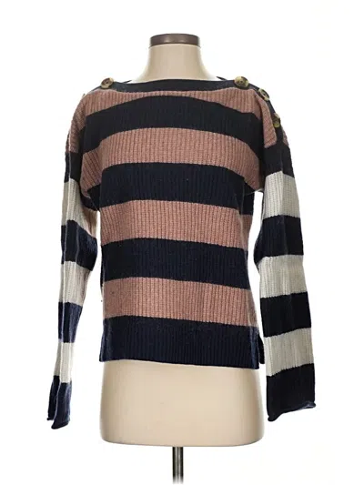 Pre-owned Madewell Wool Pullover Sweater In Brown
