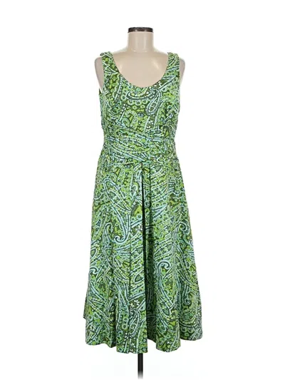 Pre-owned Liz Claiborne Cocktail Dress In Green