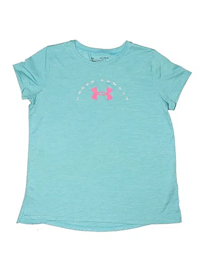 Pre-owned Under Armour Kids' Short Sleeve T-shirt In Blue