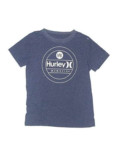 Pre-owned Hurley Kids'  Short Sleeve T-shirt In Blue
