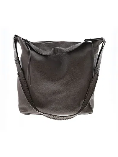 Pre-owned Allsaints Leather Satchel In Brown