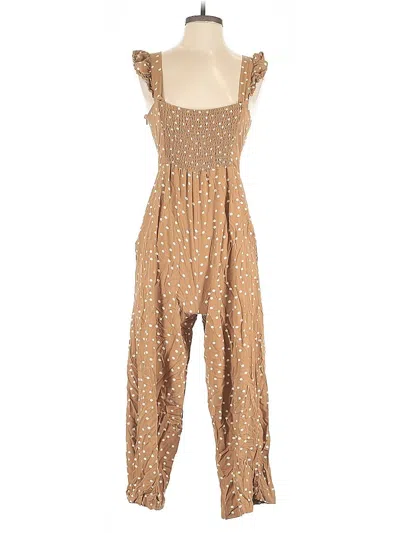 Pre-owned L*space Jumpsuit In Brown