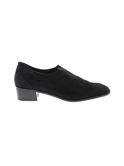 Pre-owned Donald J Pliner Flats In Black
