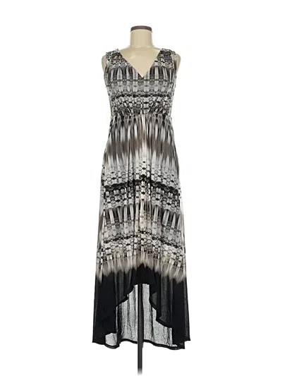 Pre-owned Simply Vera Vera Wang Casual Dress In Gray