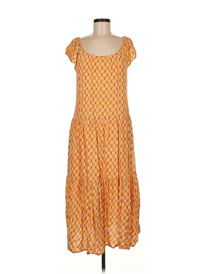 Pre-owned Knox Rose Casual Dress In Orange