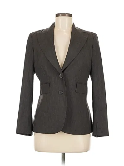 Pre-owned Banana Republic Wool Blazer Jacket In Gray