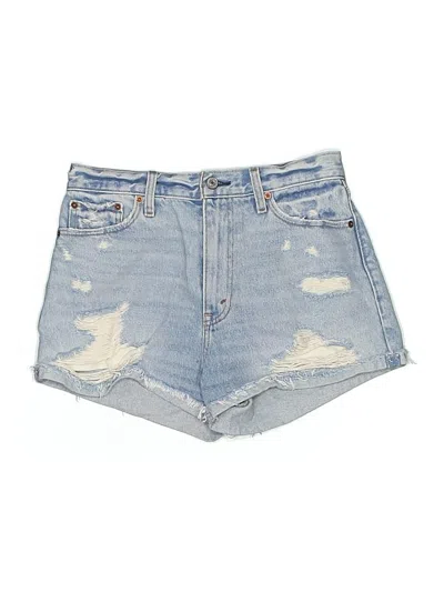 Pre-owned Abercrombie & Fitch Denim Shorts In Blue