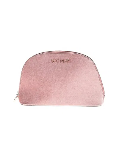 Pre-owned Sigma Makeup Bag In Pink