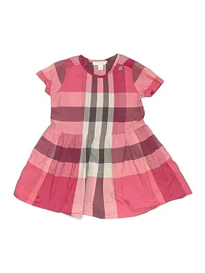 Pre-owned Burberry Kids' Dress In Pink