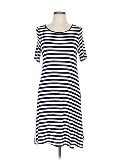 Pre-owned Ann Taylor Loft Casual Dress In Blue