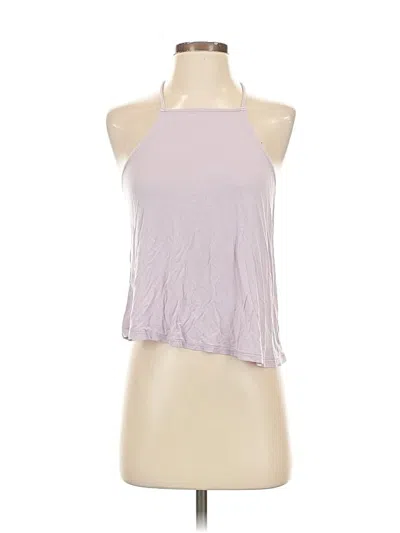 Pre-owned Garage Tank Top Purple Halter Neckline Tops