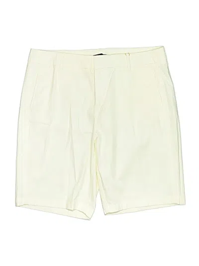 Pre-owned Quince Khaki Shorts In White