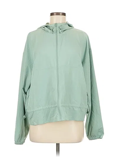 Pre-owned Champion Windbreaker Jacket In Green