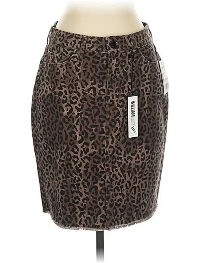 Pre-owned William Rast Casual Skirt In Brown
