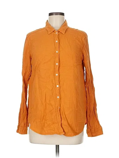 Pre-owned Xirena Long Sleeve Button Down Shirt In Orange