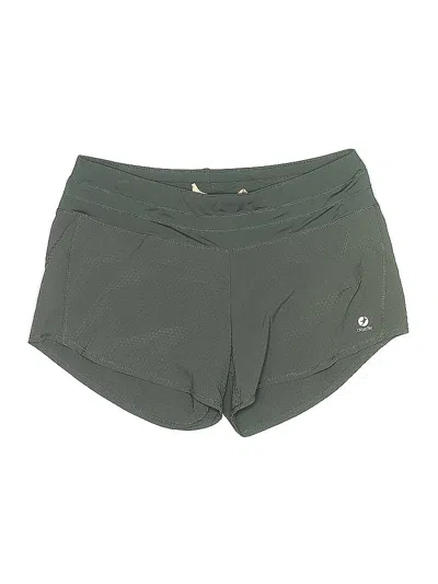 Pre-owned Oiselle Athletic Shorts In Green